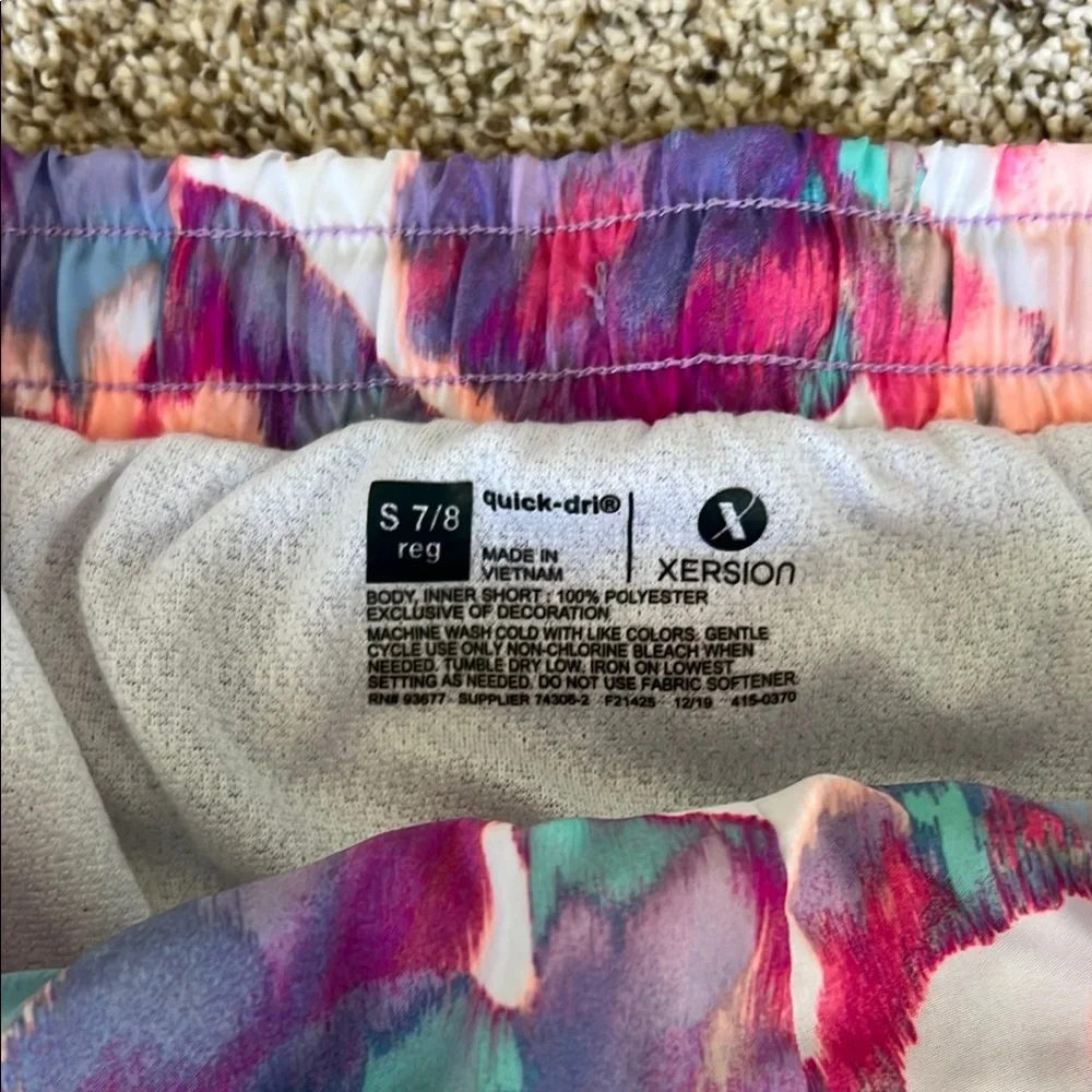 Xersion Girl's Multicolor Athletic Shorts